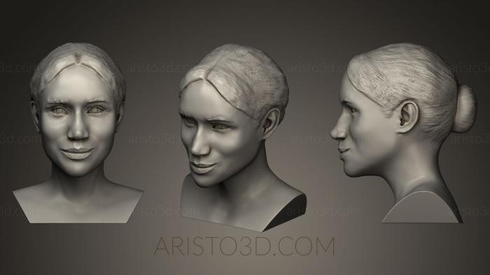 Busts and bas-reliefs of famous people (BUSTC_0413) 3D model for CNC machine